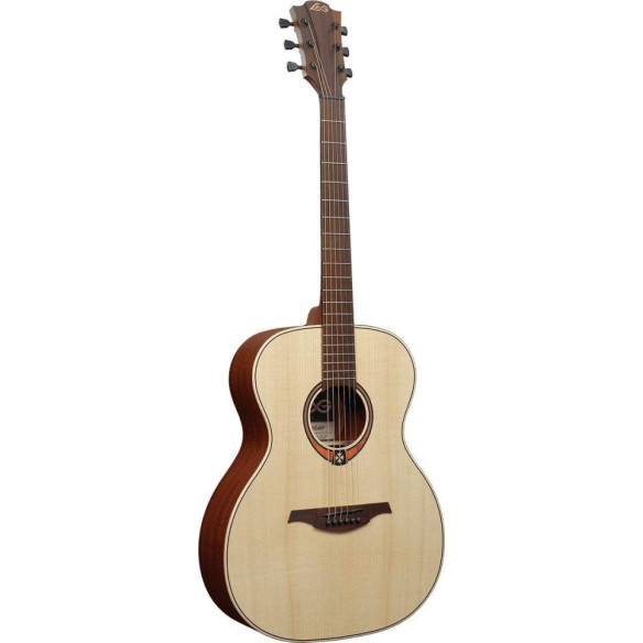 Guitarra Acustica Auditorium LAG T70A Acabado Natural, ideal para iniciarse, con tapa sólida, aros y fondo satinados,