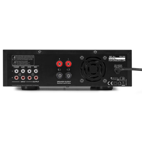 FENTON AV12BT Amplificador hifi-karaoke 2x60W. USB,Bluetooth.2 entra.