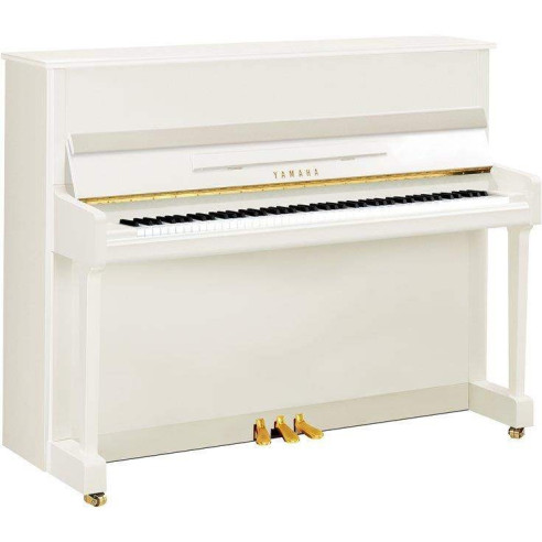 YAMAHA P116 SH3 PWH Piano Acústico Vertical Con sistema Silent SH3 ,116 cms de alto