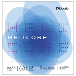 Comprar cuerdas Contrabajo Daddario Helicore Pizzicato HP610 3/4Medium