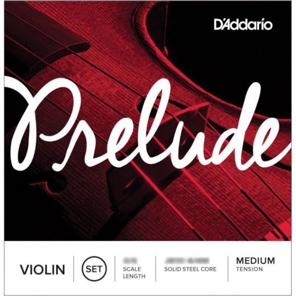 Juego de cuerdas para violín D´Addario PRELUDE J810 1/2 de tensión media.