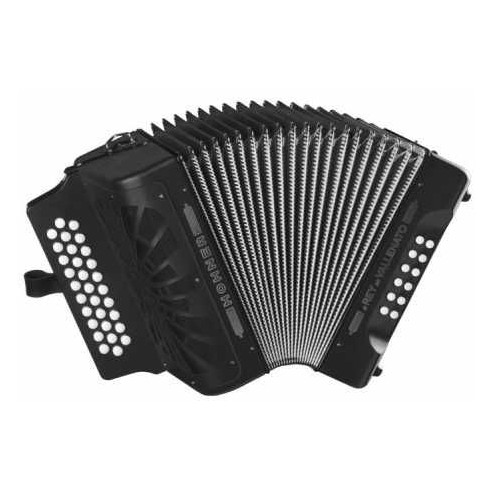 Compra Acordeón de botones El Rey del Vallenato ADG Negro/Plata online | MusicSales