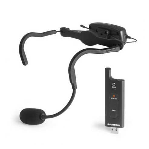 SAMSON AIRLINE XD Fitness Sistema Inalambrico con conector USB el receptor se alimenta por USB