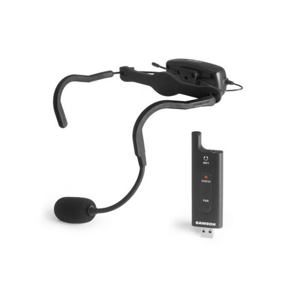 SAMSON AIRLINE XD Fitness Sistema Inalambrico con conector USB el receptor se alimenta por USB