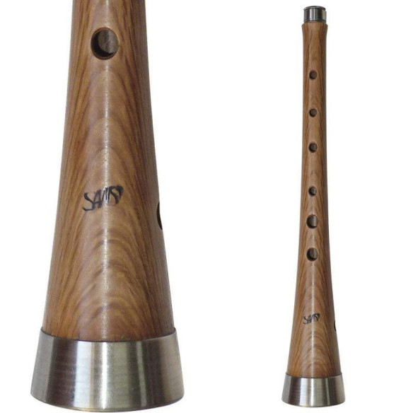 Gralla Seca Sans en Sol, de madera de encina. Incluye tudel y funda tela. La caña no está incluida. Gralla Seca Sans en Sol, de madera de encina. Incluye tudel y funda tela. La caña no está incluida.