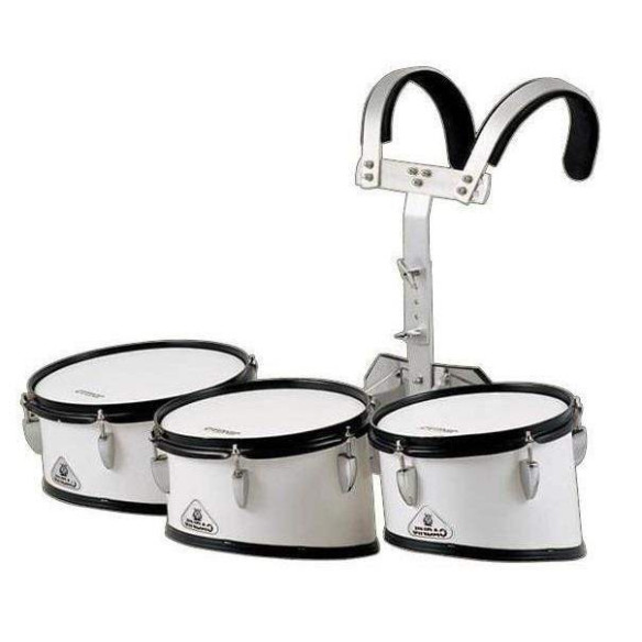 Triple Tambor Marcha Jinbao 10515, Set de tres tambores de marcha con medidas de 10", 12" y 13" con arnes metalico. Triple Tambor Marcha Jinbao 10515, Set de tres tambores de marcha con medidas de 10", 12" y 13" con arnes metalico.