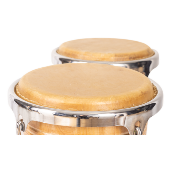 Bongos de Madera con parche de piel JDB104  Bongos de Madera con parche de piel JDB104