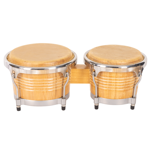 Bongos de Madera con parche de piel JDB104  Bongos de Madera con parche de piel JDB104