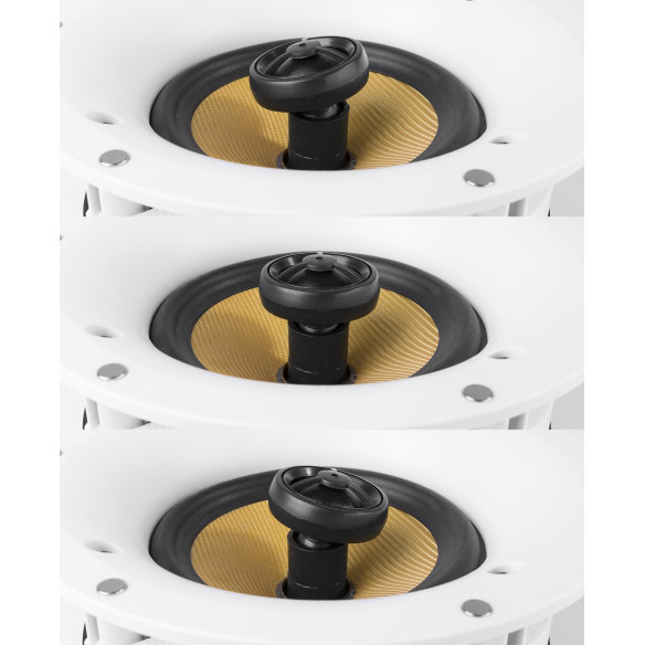 Power Dynamics WCS80 Conjunto activo de 2 altavoces de techo con BT