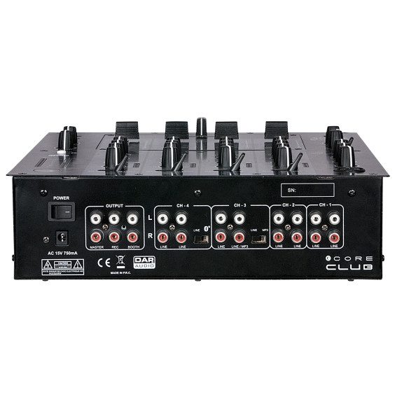 Dap Audio CORE Club 4 Mezclador DJ