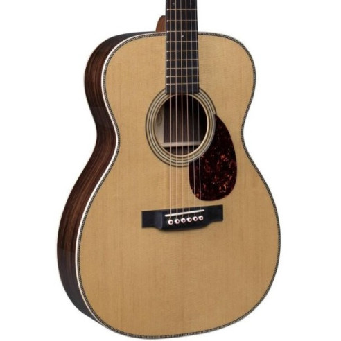 OM 28 E Modern Deluxe Sitka Palisandro Electroacústica