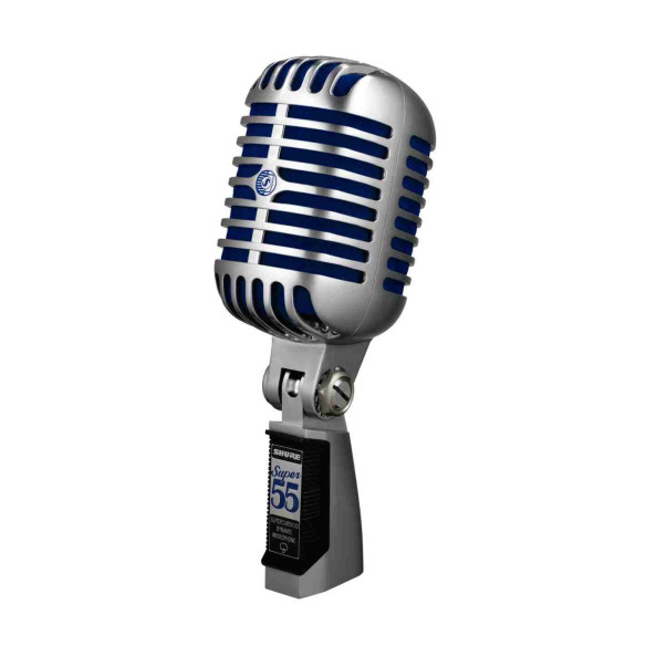 SHURE SUPER 55 Micrófono de Diseño Clásico Años 50