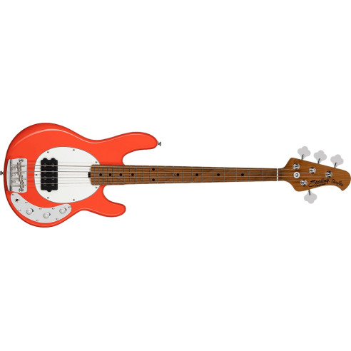 Sterling StingRay RAY4 Short Scale M/M Bajo Eléctrico 4C Fiesta Red