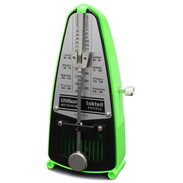 Wittner 830421 Metrónomo Piccolo Verde Neón