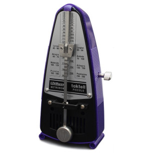 Wittner 830471 Metrónomo Piccolo Lila purpurina