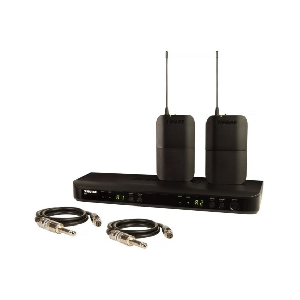 Sistema Inalámbrico dual de petaca SHURE BLX188E.