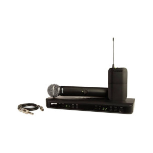 Sistema Inalámbrico dual de mano/petaca SHURE BLX1288E/SM58. 2