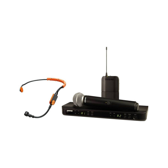 Sistema inalámbrico Shure BLX1288E/SM31 dual de mano/diadema COMBO PG.