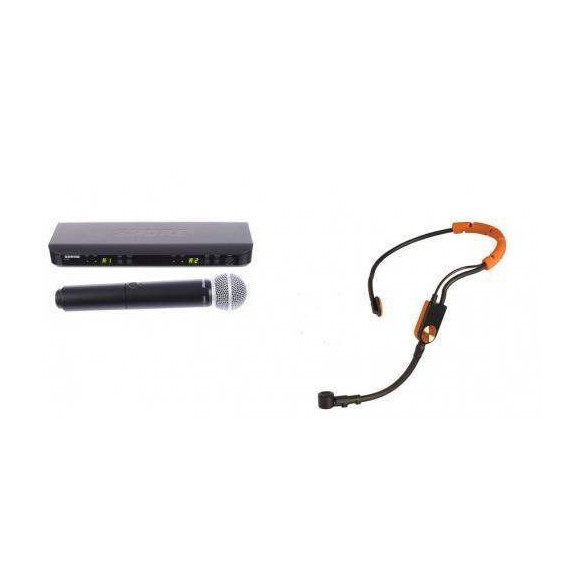 Sistema inalámbrico Shure BLX1288E/SM31 dual de mano/diadema COMBO PG.
