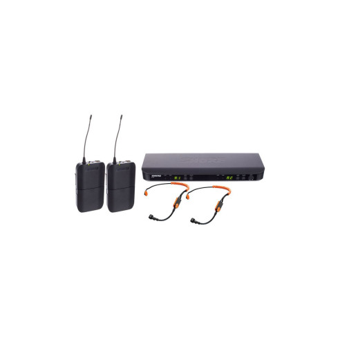 Microfono inalambrico dual de Diadema Shure BLX188E/SM31