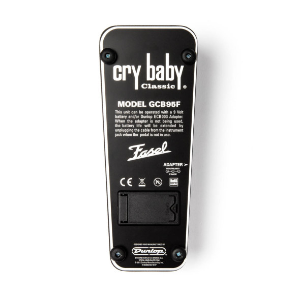 Dunlop GCB95F Pedal Crybaby  Classic Fasel