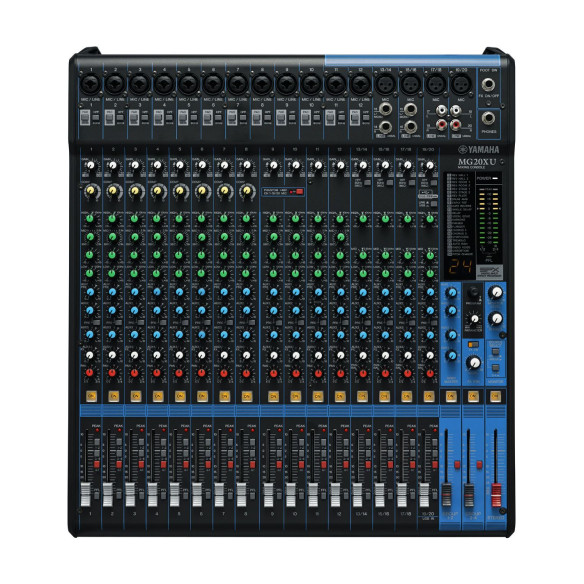 Yamaha MG20XU Mesa de mezclas 20 Canales con efectos y USB