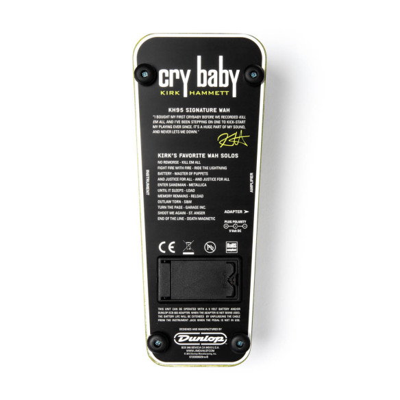 Dunlop KH95 Pedal Crybaby Kirk Hammett Signature