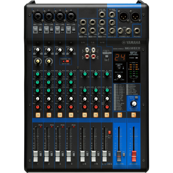 Yamaha MG10XUF Mesa Mezclas 10 canales con efectos y USB