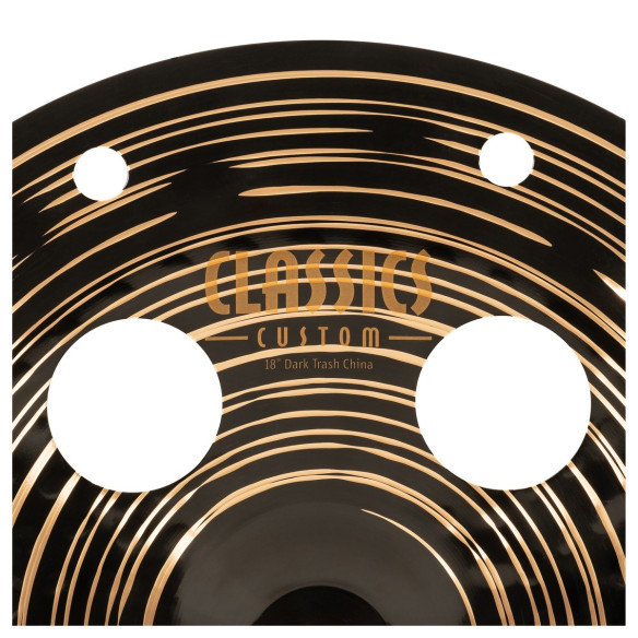 Plato Meinl  Trash China de 18" de la Serie Classics Custom Dark CC18DATRCH. Plato Meinl  Trash China de 18" de la Serie Classics Custom Dark CC18DATRCH.