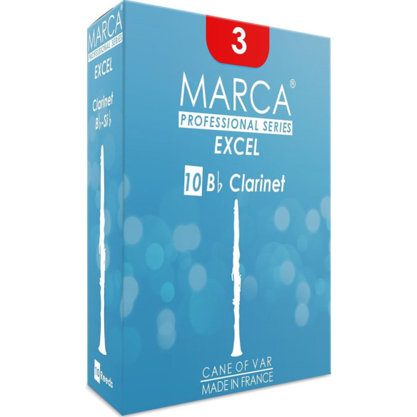 Cañas para clarinete Si bemol Marca France modelo Excel del 3 Cañas para clarinete Si bemol Marca France modelo Excel del 3