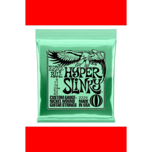 Juego de cuerdas para Guitarra Eléctrica ERNIE BALL Hyper Slinky Nickel Wound 2229 08-42