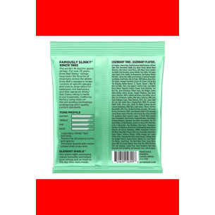 Juego de cuerdas para Guitarra Eléctrica ERNIE BALL Hyper Slinky Nickel Wound 2229 08-42 2
