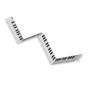 Carry On Piano 88 Touch White Piano Plegable 88T con funda 2