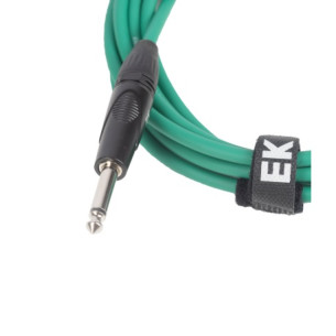 EK PJJ0066GR Cable guitarra Jack-Jacck Rect-Acodado 6m Verde 2
