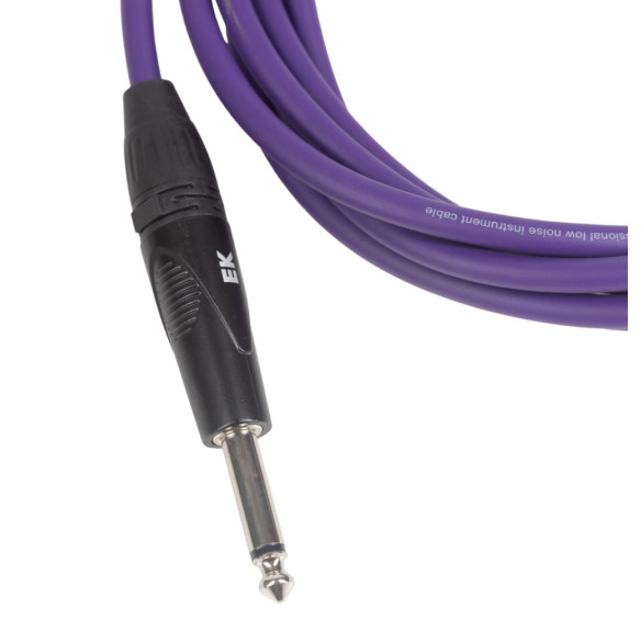 EK PJJ0066VT Cable guitarra Jack-Jacck Rect-Acodado 6m Violeta