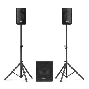 Vonyx VX0812BT Equipo Sonido Completo 1 Subwoofer 12"  2 Satélites 8"