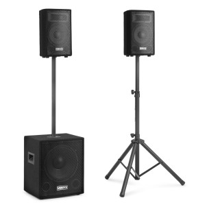 Vonyx VX0812BT Equipo Sonido Completo 1 Subwoofer 12"  2 Satélites 8" 2