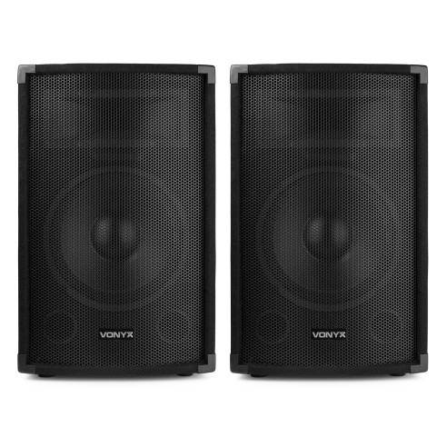 Vonyx VX210 Equipo Sonido Completo 2 Altavoces de 10" 800 Watts