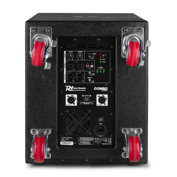 Power Dynamics PD COMBO 1200 Sistema de Sonido 1 Subwoofer 12"  2 Satélites 6,5" Amplificación Clase D Power Dynamics PD COMBO 1200 Sistema de Sonido 1 Subwoofer 12"  2 Satélites 6,5" Amplificación Clase D