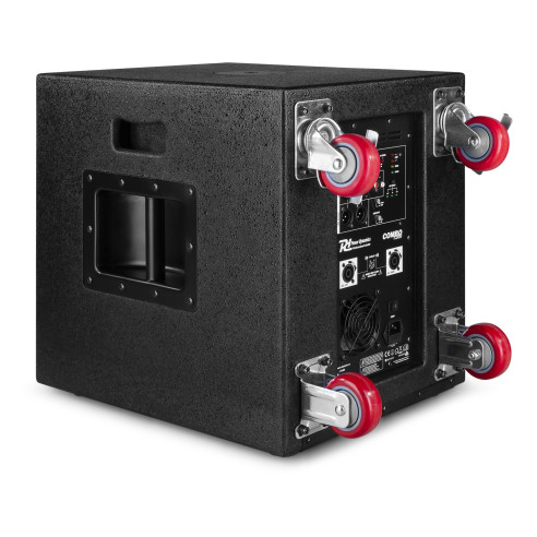 Power Dynamics PD COMBO 1200 Sistema de Sonido 1 Subwoofer 12"  2 Satélites 6,5" Amplificación Clase D