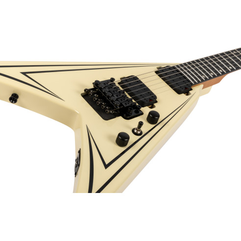 Spira V420-AWH Guitarra Eléctrica Antique White Stripe