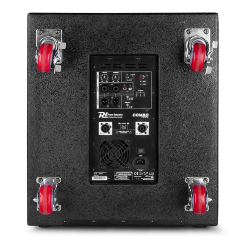 Power Dynamics PD COMBO 1800 Equipo de Sonido 1 Subwoofer de 18"  2 Satélites de 10"