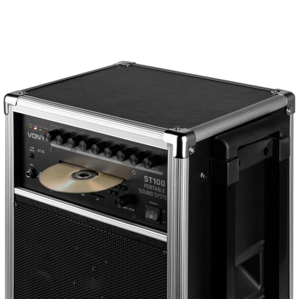 Vonyx ST100 MK2 Sistema Portatil 8" BT/CD/MP3/UHF