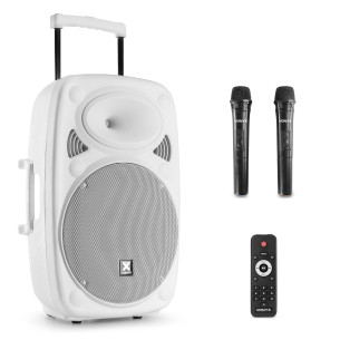 Vonyx VERVE46 Sistema de sonido Portátil 15" Acabado Blanco