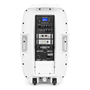 Vonyx VERVE46 Sistema de sonido Portátil 15" Acabado Blanco 2