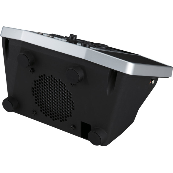 Sistema de sonido 2.1 Boss JS-10 con subwoofer integrado que proporciona un amplio rango de sonido con un potente bajo. Sistema de sonido 2.1 Boss JS-10 con subwoofer integrado que proporciona un amplio rango de sonido con un potente bajo.