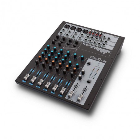 LD Systems VIBZ 10 C Mesa de mezclas de 10 canales con compresor LD Systems VIBZ 10 C Mesa de mezclas de 10 canales con compresor