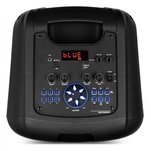 Fenton TRACK 510 Altavoz para fiestas con Juego de Luces