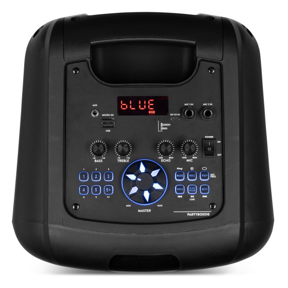 Fenton TRACK 510 Altavoz para fiestas con Juego de Luces