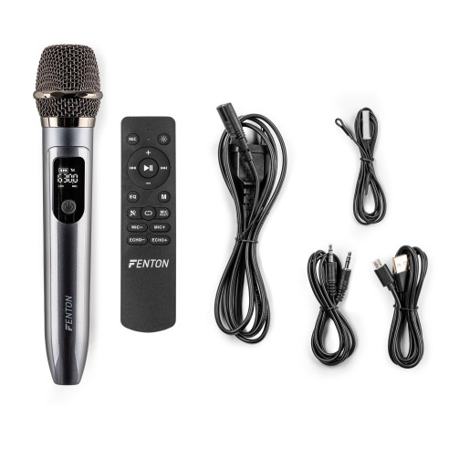 Fenton PULSE 130 Party Speaker con Batería, Bluetooth i Micrófono inalámbrico